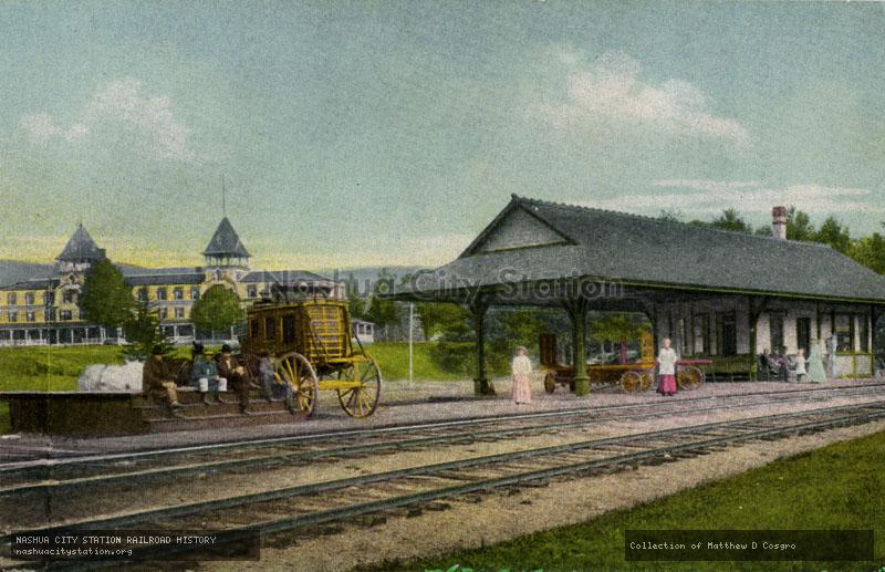 Postcard: North Woodstock station